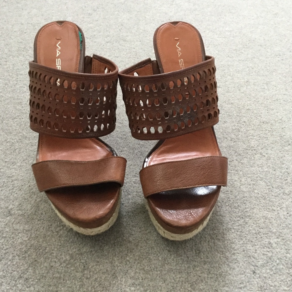 VIA SPIGA Brown Women's Sandals
